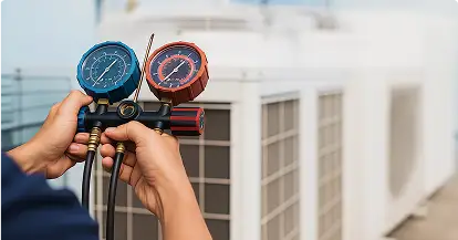 Instalación comercial de HVAC