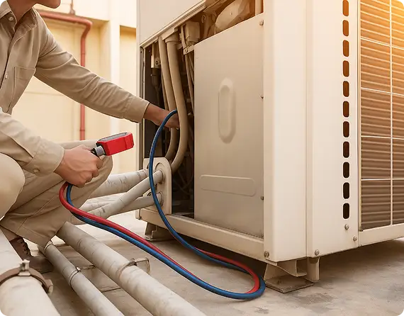 Servicios comerciales de HVAC