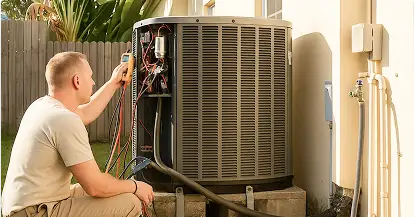 Reparación de urgencia de bomba de calor